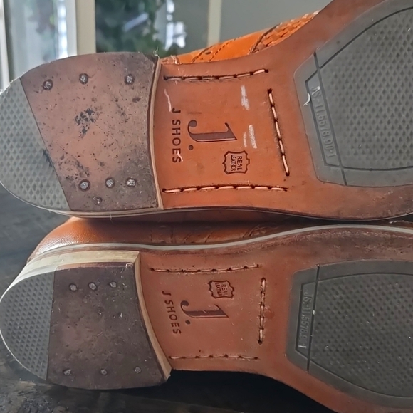 J Shoes Ankle Brown Leather Booties - Picture 8 of 13